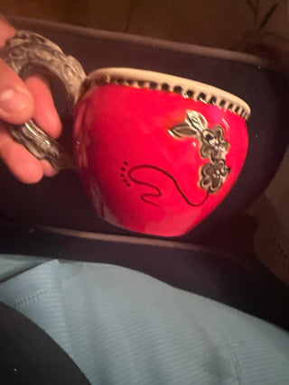 Clayworks Red Dragon tea cup. each VV