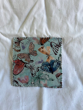 butterfly homemade corner bookmark