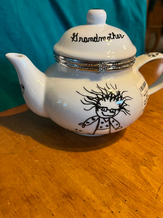 Marci Baum Bros Grandmother Teapot Decor RSV