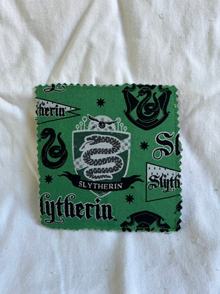 slytherin homemade corner bookmark