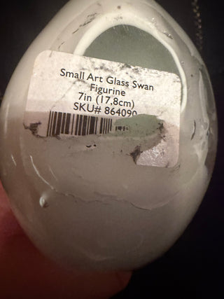 Rare Lenox Art Glass Swan Figurine 7" VV