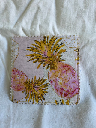 homemade pineapple corner bookmark