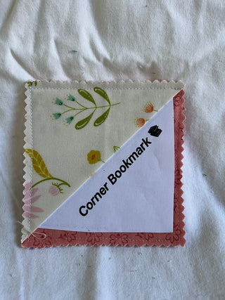 handmade corner bookmark