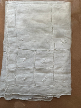 VTG Hemstitched Handkerchief - 10”
