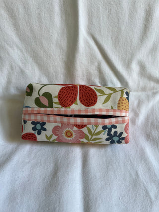 flower homemade travel tissue holder