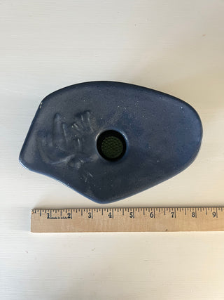 Japanese pottery flower frog