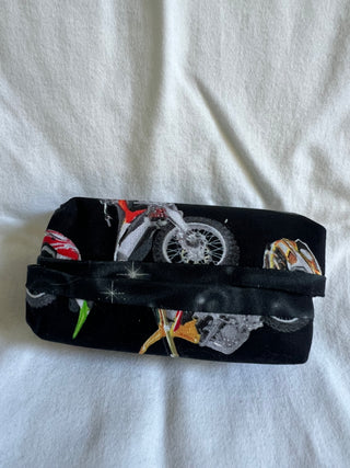motocross black travel tissue holder