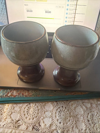 Set of Otagiri stoneware goblets VV