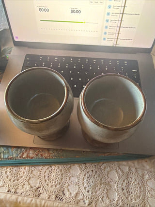 Set of Otagiri stoneware goblets VV