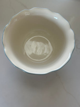 Pioneer Woman Green Plaid and Floral mixing bowl, typically found in 8-inch diameter