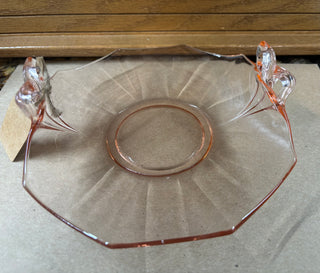 Depression glass Curved Dessert plate