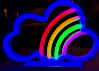 Neon Rainbow night light
