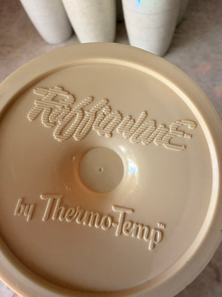 Collection of vintage Raffiaware Thermo-Temp