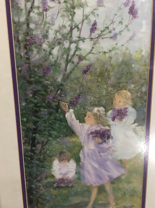 Lilac Bouquets Framed Art RV