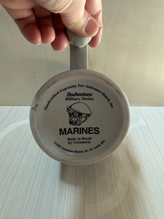 Vintage Budweiser Marines Beer Stein