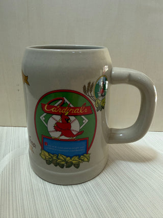 Vintage St Louis Cardinals Beer Mug Stein 1990