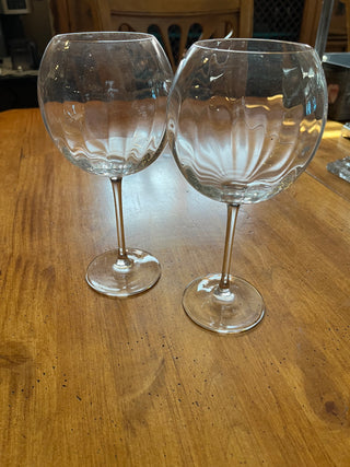 Large Crystal Prism Wine Glass