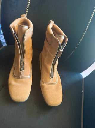 Cole Haan Brown Suede Leather Ankle Boot Size 8.5 VV