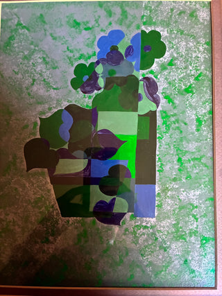 Abstract Floral in Green — Barbara Freeman