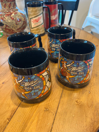 Vintage Miller Beer Mugs Thermo-serv