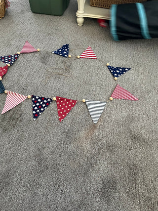Red White & Blue Flag Banner