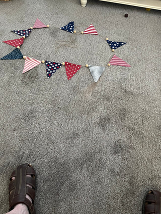 Red White & Blue Flag Banner