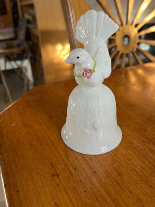 Vintage Porcelain Dove Bell