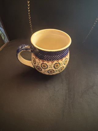 Boleslawiec Polish Pottery Mums the word bubble mug VV