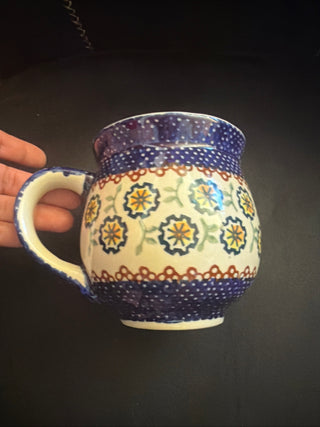 Boleslawiec Polish Pottery Mums the word bubble mug VV