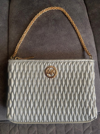 Silver Anne Klein Purse/gold chain strap