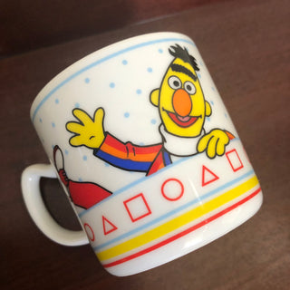 Vtg Bert & Ernie Sesame Street Mug