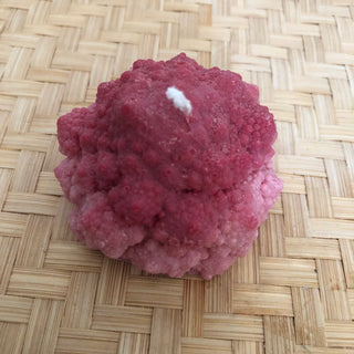 Handmade Pink Ombré Romanesco Candle M