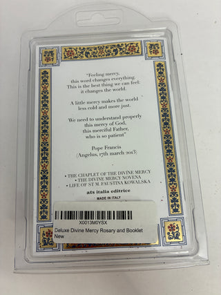 Divine Mercy Chaplet & Novena Set — Made in Italy, New in Package