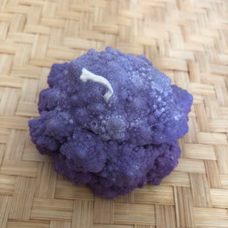 Handmade Purple Ombré Romanesco Candle M