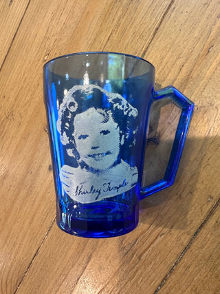Shirley Temple Cobalt Blue Mug