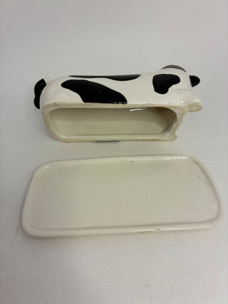 Ceramic Cow Butter Dish