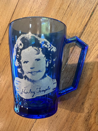 Shirley Temple Cobalt Blue Mug