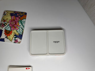 Vintage Horchow Japan "Tobacco Leaf" Porcelain Card Box