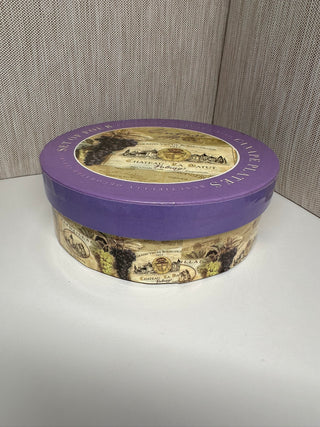 Certified International dessert plates set of 4 designed by Pamela Gladding, featuring a "Vintage Wine" pattern