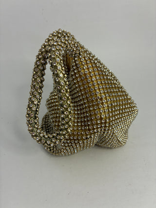 Gold Crystal Evening Bag – Babeyond