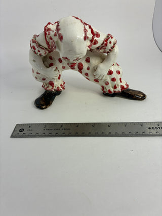 Vintage Ceramic Clown Sculpture