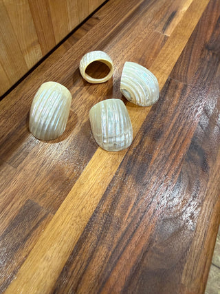 Vintage Mother of Pearl Napkin Rings (Abalone)