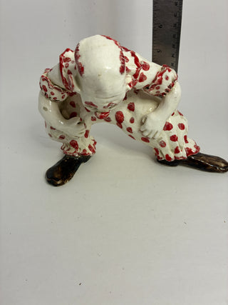 Vintage Ceramic Clown Sculpture