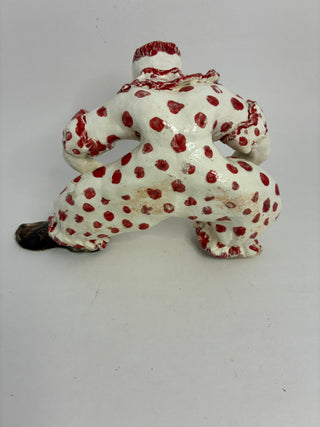Vintage Ceramic Clown Sculpture