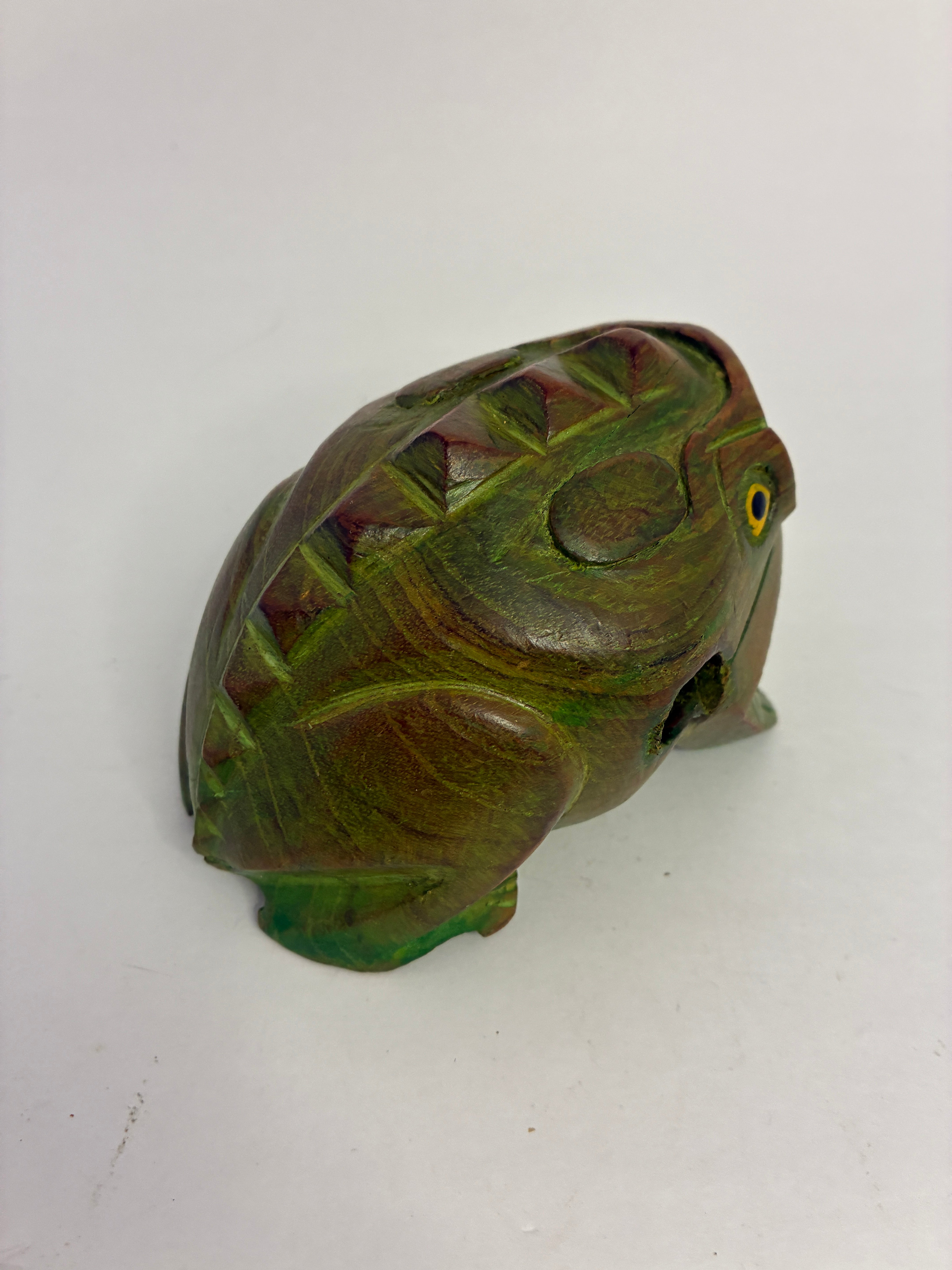 Hand-Carved Wood Guiro Frog Percussion Instrument – Bliss Marketplace