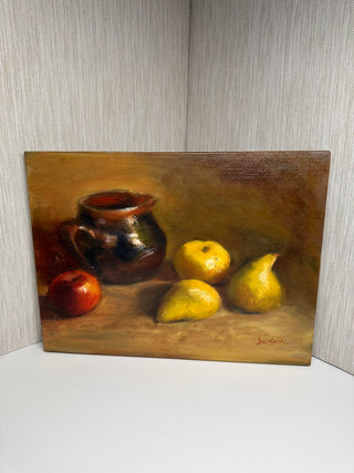Still Life "Clay Pot & Co." by Jan Saia (original art)