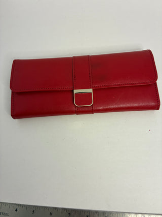 Wolf 1834 Red Leather Jewelry Travel Roll