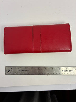 Wolf 1834 Red Leather Jewelry Travel Roll