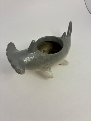Ceramic Hammerhead Shark Planter/Vase