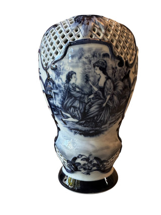 VTG Bombay Company Ceramic Temple Jar